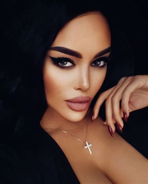 nostril hoop ring nose ring nita kuzmina recolor triangle tattoo pin up cross necklace