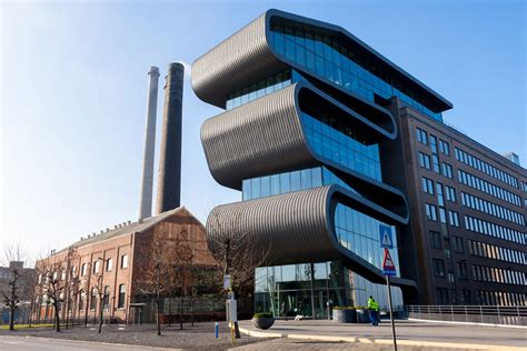 The company plant of umicore, south of the antwerp agglomerate, is part of a larger industrial park. Dutch and Belgian modern architecture - PURE styling