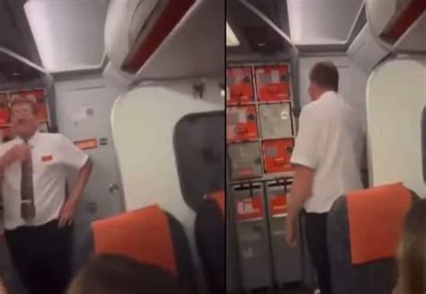 EasyJet Video Shameless Couple Caught Joining Mile High Club In Flight To Ibiza Police