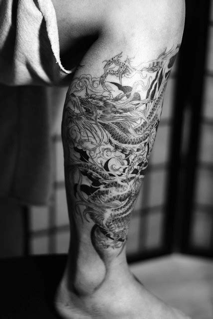 Starasian Tattoo Art Denis Dragon Leg 2 A Photo On Flickriver