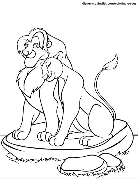 The Lion King Sarabi Coloring Pages