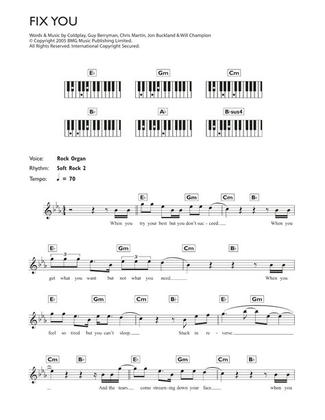 Everglow Piano Chords Everglow 2020