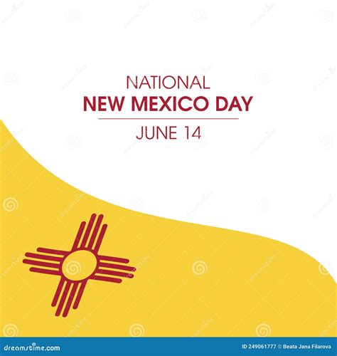 National New Mexico Day Vector Stock Vector Illustration Of Event