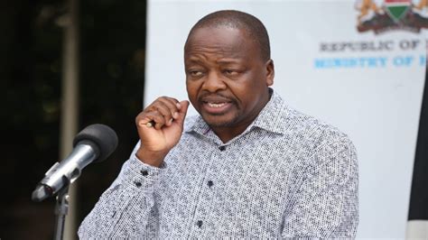 Health cabinet secretary mutahi kagwe is known to speak in a thick nyeri accent. Mutahi Kagwe: My son is in quarantine - Nairobi News