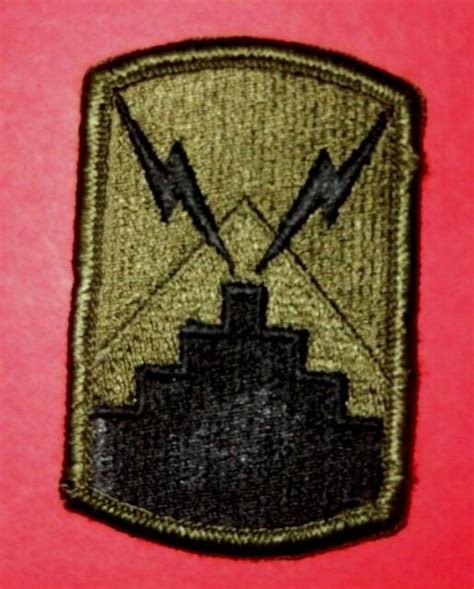 Military 7th Signal Brigade Patch Subdued Insignia Unit Us Army 926 Ebay