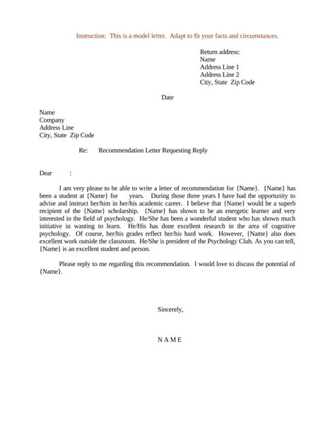 Letter Of Recommendation Sample Pre Built Template Airslate Signnow