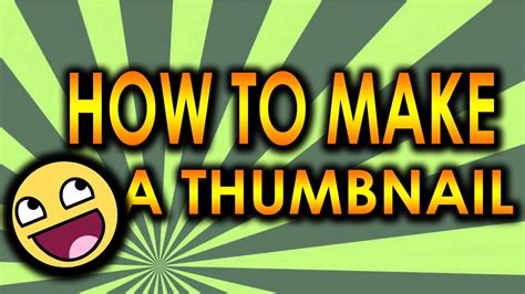 How To Make A Thumbnail With Photoshop Youtube
