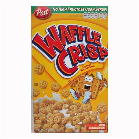 Post Waffle Crisp Cereal 115 Ounce Boxes Pack Of 4