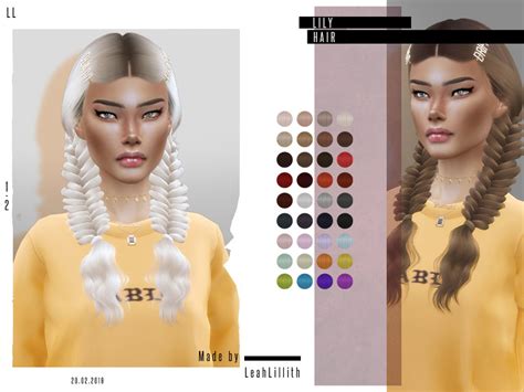 The Sims Resource Leahlillith Lily Hair