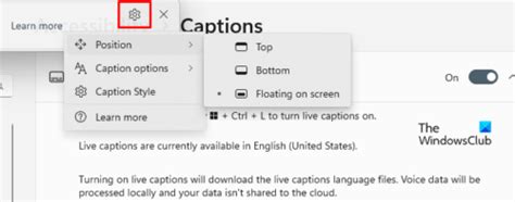 How To Enable And Customize Live Captions On Windows 11