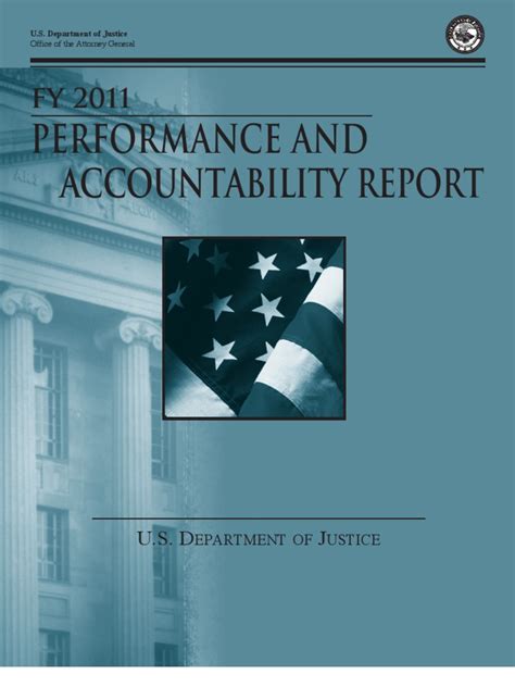 Us Doj Performance And Accountability Report Fy 2011 Pdf Drug