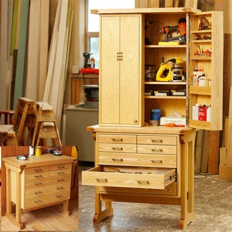 This project is designed so any person having average woodworking skills can get the job done in just a weekend, using common tools and materials. Heirloom Tool Chest Woodworking Plan from WOOD Magazine