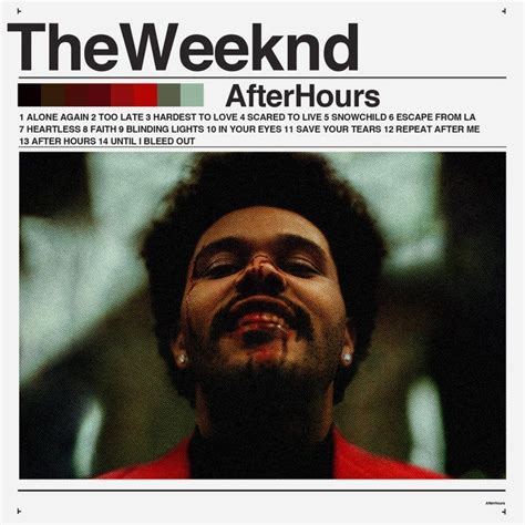 After Hours In The Style Of The Og Mixtapes Light Theweeknd The