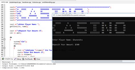 Mar 30, 2017 · c++ is a general purpose programming language invented in the early 1980s by bjarne stroustrup at bell labs. C++ Program for Casino Game: Number Guessing Program(GAME PROJECT)