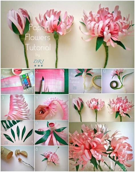 Mesmerizing Diy Handmade Paper Flower Art Projects To
