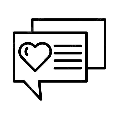Chat Line Icon Vector Comment Message Chat Png And Vector With