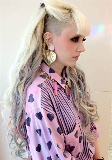 13 formidable punk long hairstyles shaved side