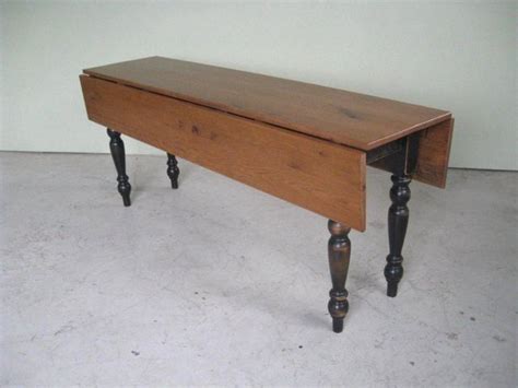 Custom Oak Drop Leaf Dining Table By Ecustomfinishes Reclaimed Wood Furniture