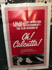 OH CALCUTTA Original Movie Poster One Sheet Folded X EBay