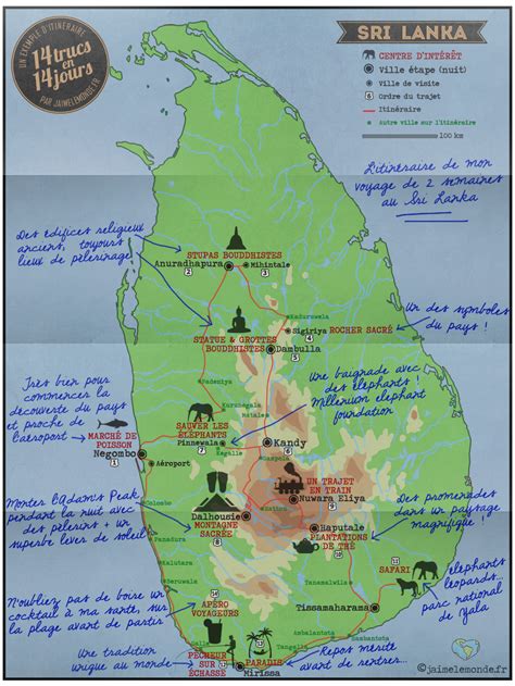 Vacances Au Sri Lanka Voyages Cartes