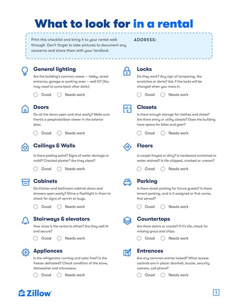 Apartment Walkthrough Checklist 25 Essential Items To Review Zillow