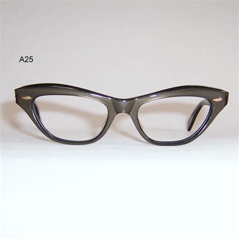Classic 1950 60s Bronze Cat Eye Glasses Dead Men S Spex