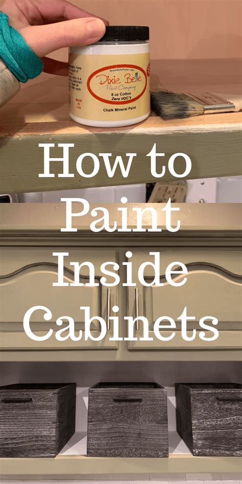 Apply 1 to 3 more coats of latex paint. How to Paint Inside Kitchen Cabinets - Let's Paint Furniture!