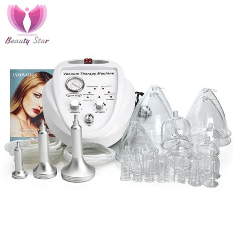 Beauty Star Breast Enlargement Vacuum Pump Breast Suction Cup Lymph
