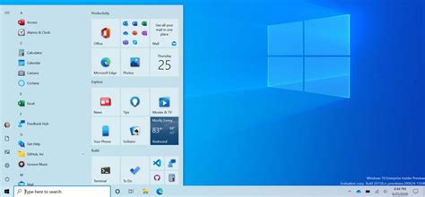 Microsoft Unveils New Windows 10 Start Menu With Theme Aware Tiles
