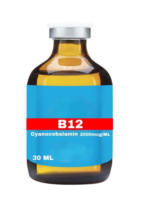 Cyanocobalamin B12 Injection 2000mcgml Mdv 30ml
