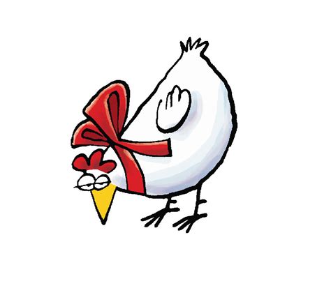 Christmas Chicken Clip Art Free Image Download