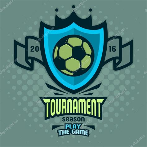 Soccer Emblem Design Football Badge Template Stock Vector Image By