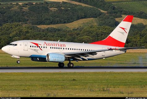 Oe Lnm Austrian Airlines Boeing 737 6z9 Photo By Chris Jilli Id
