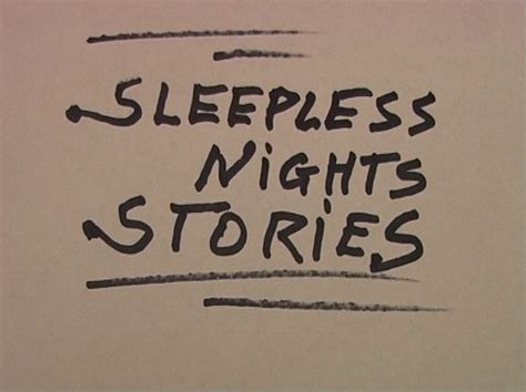 Sleepless Nights Stories Cinélounge