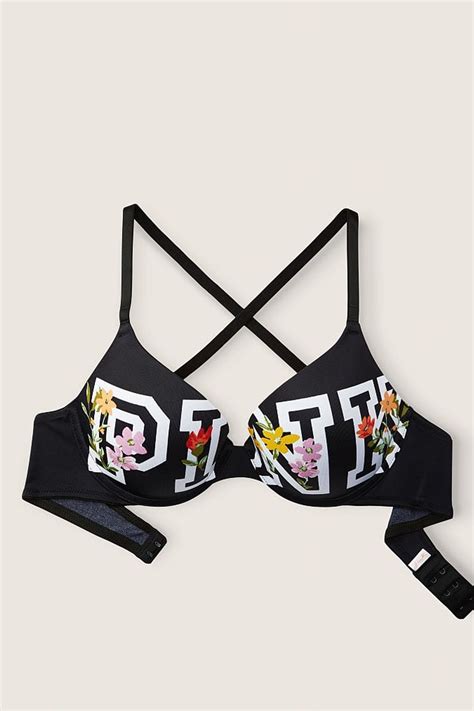 Buy Victorias Secret Pink Wear Everywhere Push Up Bra From The
