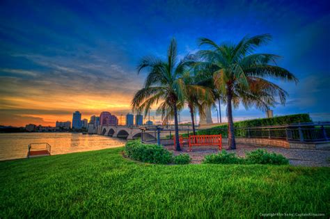 Sunset At West Palm Beach Palm Beach County Florida Flickr