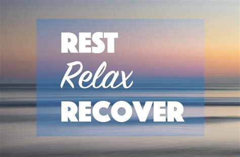 Rest Relax Recover Inspirational Cards Get Well Cards Patient Portal