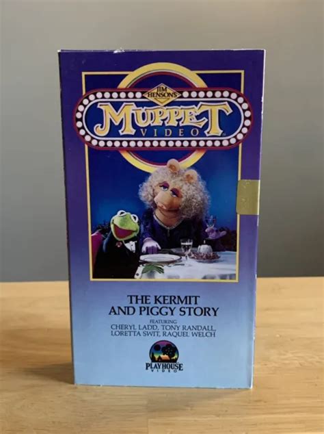 The Kermit And Piggy Story Vhs Jim Henson Muppet Playhouse Video Vtg 1985