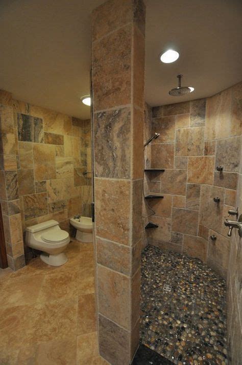 Pebble tile floor bathroom ideas. Bali Ocean Pebble Tile in 2020 | Master bathroom shower ...