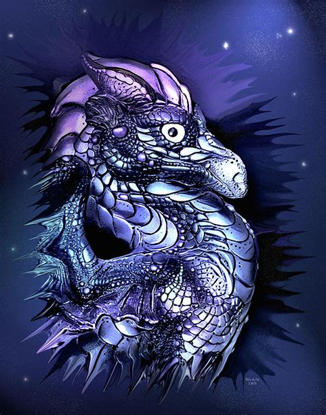 Mystical Dragon Digital Art By Artful Oasis Fine Art America