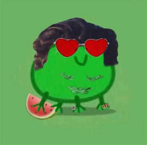 Rana Styles 💚 In 2020 Frog Meme Harry Styles Memes Cute Frogs