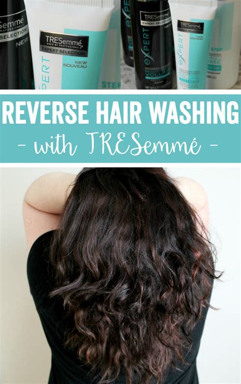 Reverse Hair Washing With Tresemme Kendall Rayburn