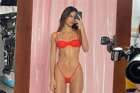 kendall jenner accused of editing her body as fans spot ridiculous photoshop fail mirror online