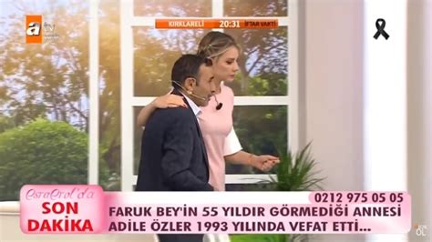 Esra Erol da annesini arayan Faruk Bey Türkiye yi gözyaşlarına boğdu