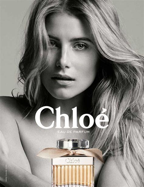 Publicité Du Parfum Chloé Eau De Parfum De Chloé Rosto Fragrância Anúncio De Perfume