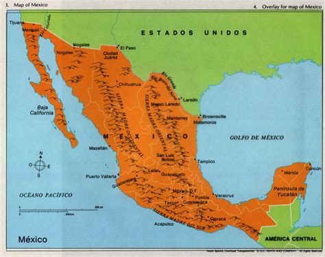 Mexico Hispanic Culture Liberal Arts No 2 Spanish Mexico Maps