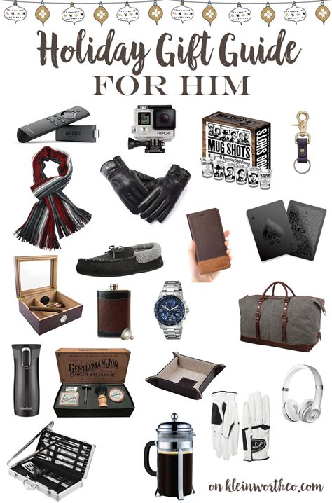 It's the perfect gift for him. Holiday Gift Guide for Him - Kleinworth & Co