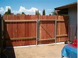 Attach Wood Fence To Metal Post Pictures