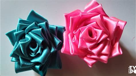 satin ribbon rose diy ribbon rose satin ribbon flower how to make ribbon rose rose flower