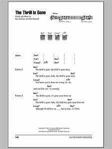 The Thrill Is Gone Sheet Music Direct